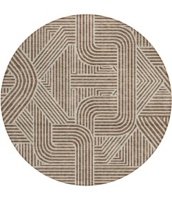 Addison Chantille ACN917-Brown 8 ft. X 8 ft. Round Rug