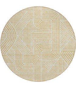 Addison Chantille ACN917-Gold 8 ft. X 8 ft. Round Rug