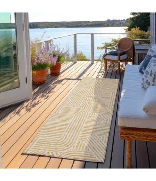 Addison Chantille ACN917-Gold 2 ft. 3 in. X 7 ft. 6 in. Rectangle Rug