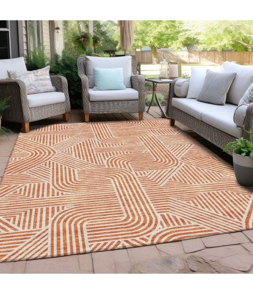 Addison Chantille ACN917-Orange 5 ft. X 7 ft. 6 in. Rectangle Rug