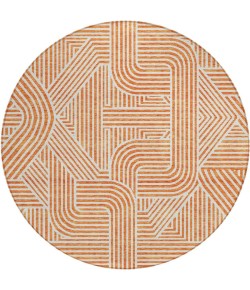 Addison Chantille ACN917-Orange 8 ft. X 8 ft. Round Rug