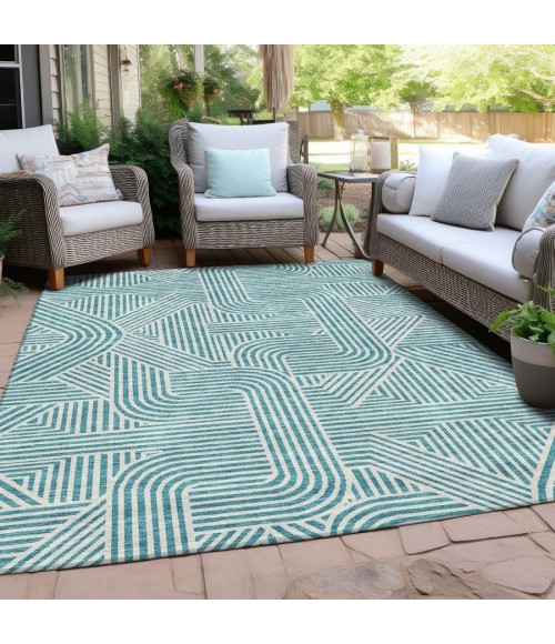 Addison Chantille ACN917-Teal 10 ft. X 14 ft. Rectangle Rug
