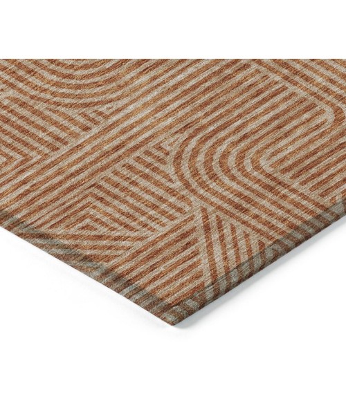 Addison Chantille ACN917-Terracotta 8 ft. X 8 ft. Round Rug