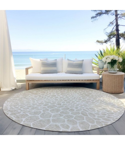 Addison Chantille ACN919-Beige 8 ft. X 8 ft. Round Rug