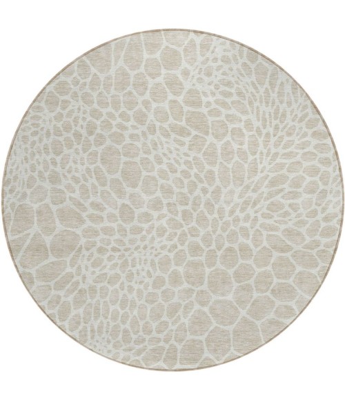 Addison Chantille ACN919-Beige 8 ft. X 8 ft. Round Rug