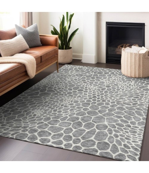 Addison Chantille Rug ACN919-Gray 10 ft. X 14 ft. Rectangle - Rugs Town Addison Chantille ACN919-Gray 10 ft. X 14 ft. Rectangle Rug