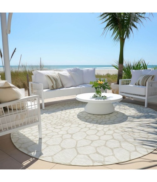 Addison Chantille ACN919-Ivory 8 ft. X 8 ft. Round Rug