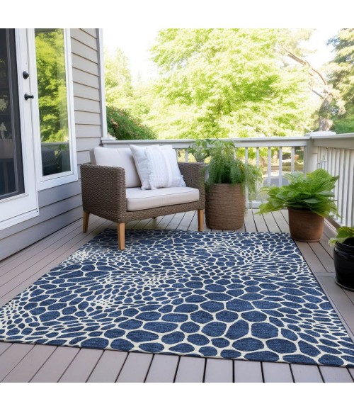 Addison Chantille Rug ACN919-Navy 10 ft. X 14 ft. Rectangle - Rugs Town Addison Chantille ACN919-Navy 10 ft. X 14 ft. Rectangle Rug