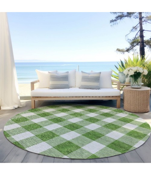 Addison Chantille ACN923-Green 8 ft. X 8 ft. Round Rug