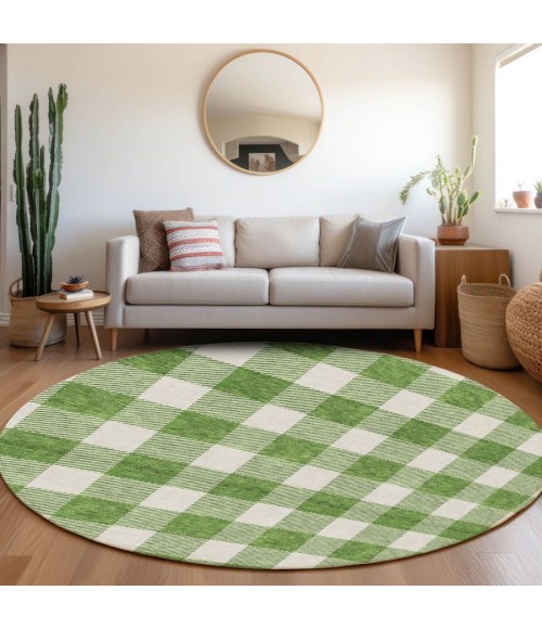Addison Chantille ACN923-Green 8 ft. X 8 ft. Round Rug