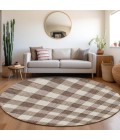 Addison Chantille ACN924-Brown 8 ft. X 8 ft. Round Rug