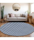 Addison Chantille ACN925-Navy 8 ft. X 8 ft. Round Rug