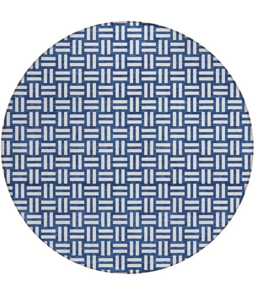Addison Chantille ACN925-Navy 8 ft. X 8 ft. Round Rug