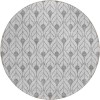 Addison Chantille ACN927-Silver 8 ft. X 8 ft. Round Rug