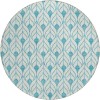 Addison Chantille ACN927-Teal 8 ft. X 8 ft. Round Rug