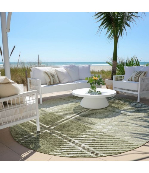 Addison Chantille ACN935-Aloe 8 ft. X 8 ft. Round Rug