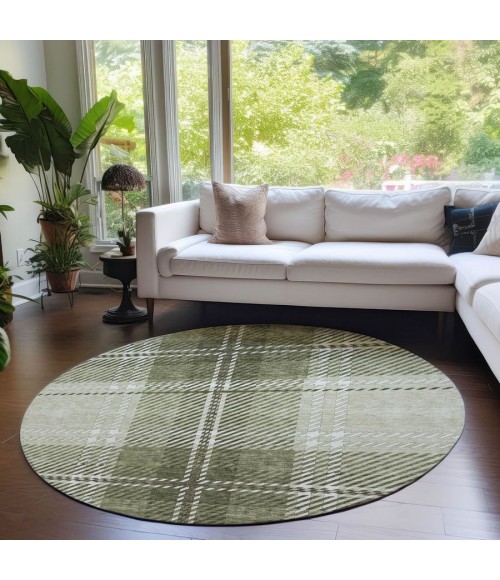 Addison Chantille ACN935-Aloe 8 ft. X 8 ft. Round Rug