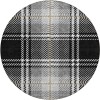 Addison Chantille ACN935-Black 8 ft. X 8 ft. Round Rug