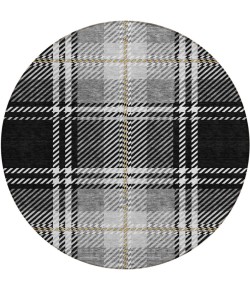 Addison Chantille ACN935-Black 8 ft. X 8 ft. Round Rug