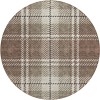 Addison Chantille ACN935-Brown 8 ft. X 8 ft. Round Rug