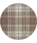 Addison Chantille ACN935-Brown 8 ft. X 8 ft. Round Rug