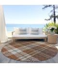 Addison Chantille ACN935-Chocolate 8 ft. X 8 ft. Round Rug