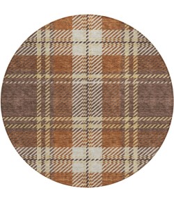 Addison Chantille ACN935-Chocolate 8 ft. X 8 ft. Round Rug