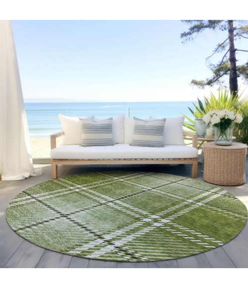 Addison Chantille ACN935-Green 8 ft. X 8 ft. Round Rug