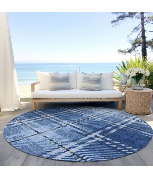 Addison Chantille ACN935-Navy 8 ft. X 8 ft. Round Rug