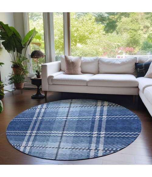 Addison Chantille ACN935-Navy 8 ft. X 8 ft. Round Rug