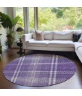 Addison Chantille ACN935-Purple 8 ft. X 8 ft. Round Rug