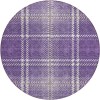 Addison Chantille ACN935-Purple 8 ft. X 8 ft. Round Rug