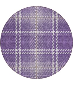 Addison Chantille ACN935-Purple 8 ft. X 8 ft. Round Rug