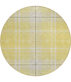 Addison Chantille ACN935-Yellow 8 ft. X 8 ft. Round Rug