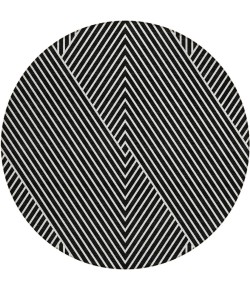 Addison Chantille ACN937-Black 8 ft. X 8 ft. Round Rug