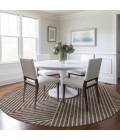 Addison Chantille ACN937-Brown 8 ft. X 8 ft. Round Rug