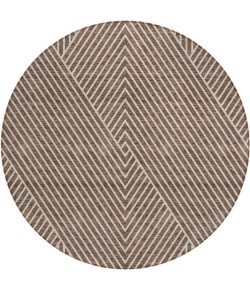 Addison Chantille ACN937-Brown 8 ft. X 8 ft. Round Rug