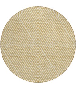 Addison Chantille ACN937-Gold 8 ft. X 8 ft. Round Rug