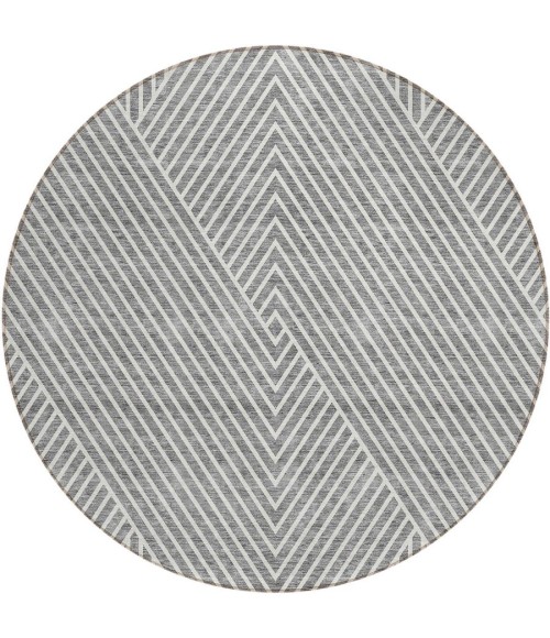 Addison Chantille ACN937-Gray 8 ft. X 8 ft. Round Rug