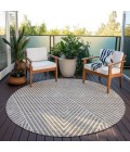 Addison Chantille ACN937-Taupe 8 ft. X 8 ft. Round Rug