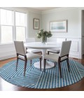 Addison Chantille ACN937-Teal 8 ft. X 8 ft. Round Rug