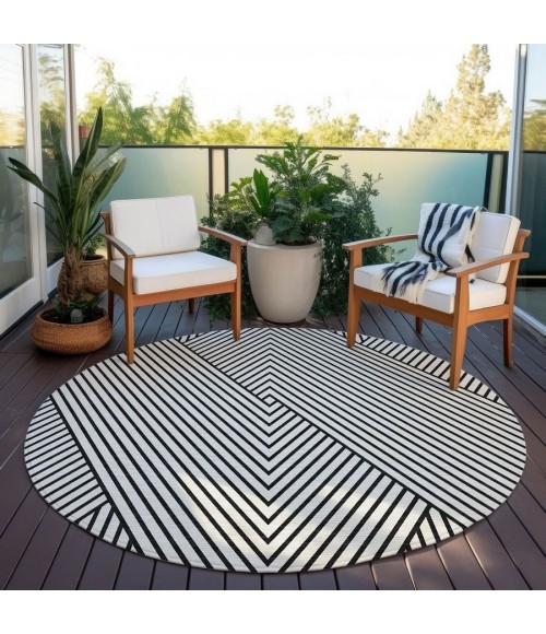 Addison Chantille ACN937-White 8 ft. X 8 ft. Round Rug