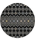 Addison Chantille ACN938-Black 8 ft. X 8 ft. Round Rug