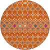 Addison Chantille ACN938-Orange 8 ft. X 8 ft. Round Rug