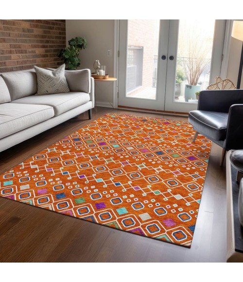 Addison Chantille ACN938-Orange 9 ft. X 12 ft. Rectangle Rug
