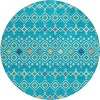 Addison Chantille ACN938-Teal 8 ft. X 8 ft. Round Rug