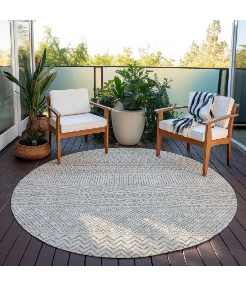 Addison Chantille ACN939-Beige 8 ft. X 8 ft. Round Rug