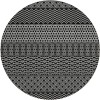 Addison Chantille ACN939-Black 8 ft. X 8 ft. Round Rug