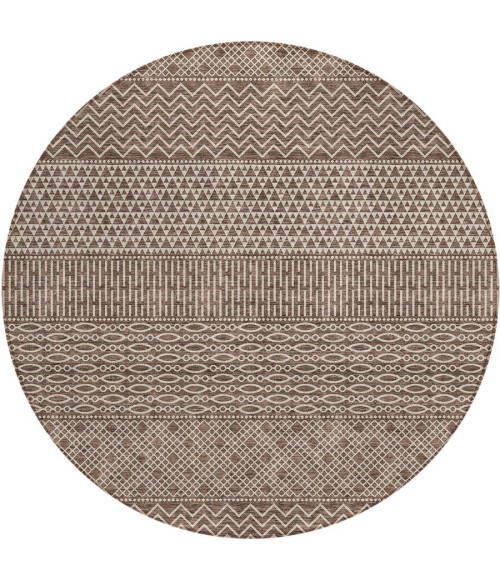 Addison Chantille ACN939-Brown 8 ft. X 8 ft. Round Rug