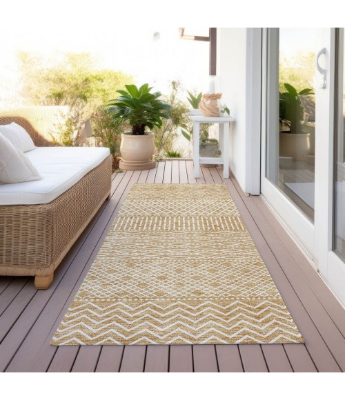 Addison Chantille ACN939-Gold 2 ft. 3 in. X 7 ft. 6 in. Rectangle Rug